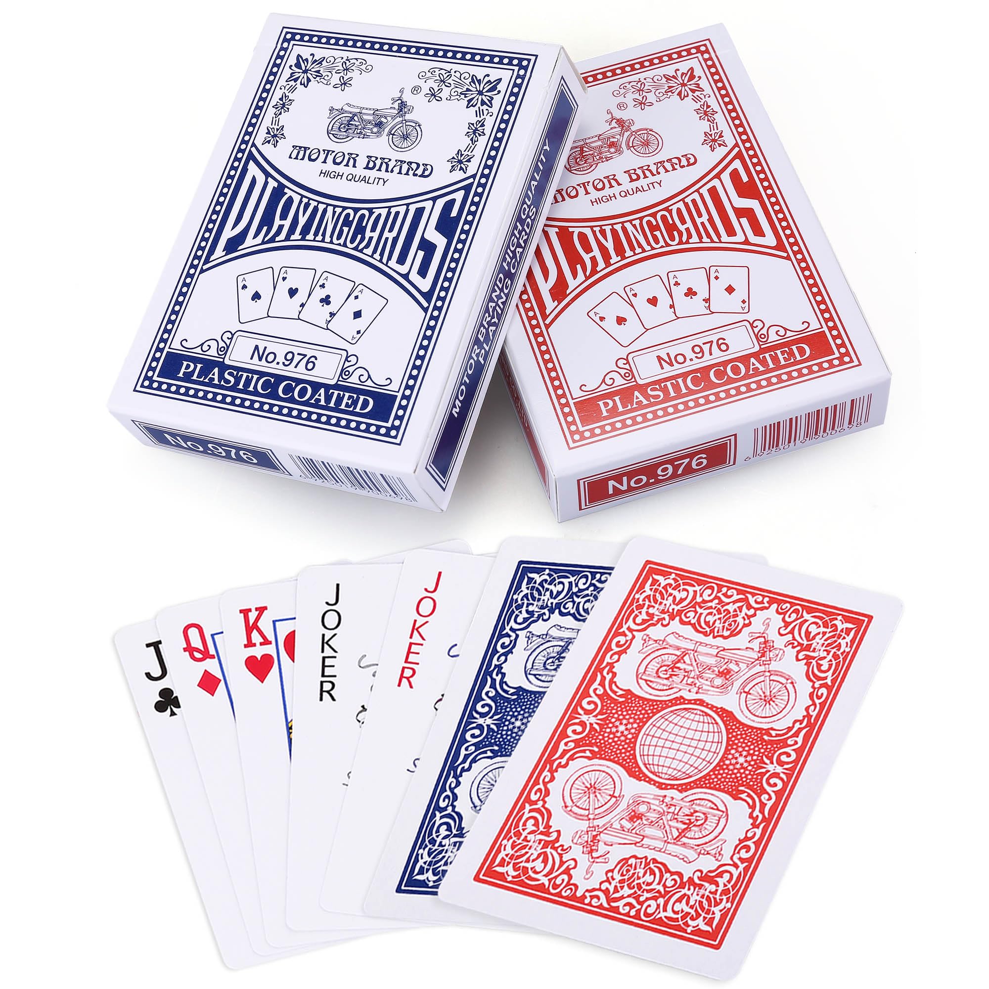 LotFancy Cartas de Jogar, Índice Padrão de Tamanho pôquer, 2